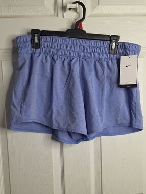 Nike Women's Lavender Dri-FIT Athletic Shorts